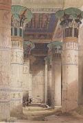 Alma-Tadema, Sir Lawrence David Roberts,Portico of the Temple of Isis at Philae (mk23) oil painting reproduction